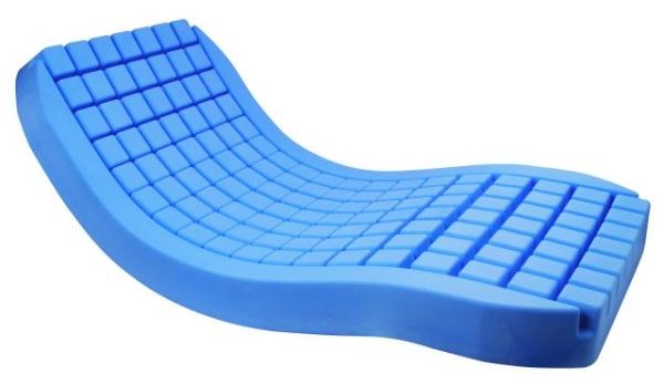 Rehabilitation and anti-decubitus dual function mattress Polyplot Blue
