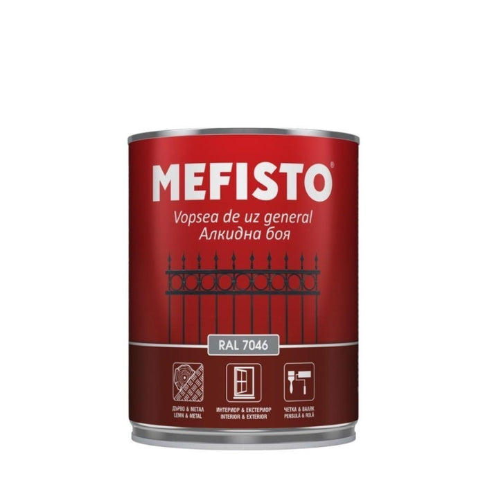 MEFISTO ALKYD PAINT 0.65 GRAY 7046