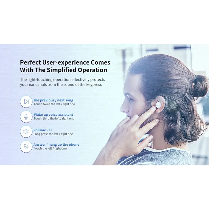 Meizu POP Wireless Sport TWS Earphones with Powerbank Case Bluetooth 4.2 - Wireless Earphones