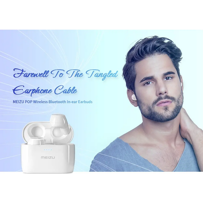 Meizu POP Wireless Sport TWS Earphones with Powerbank Case Bluetooth 4.2 - Wireless Earphones