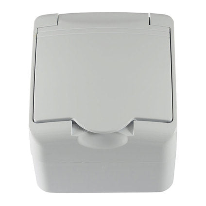 CONTACT IP44 SINGLE WHITE MELOPLAM TONI