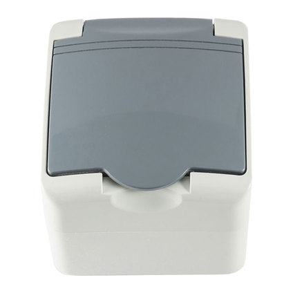 CONTACT IP44 SINGLE GRAY MELOPLAM TONI