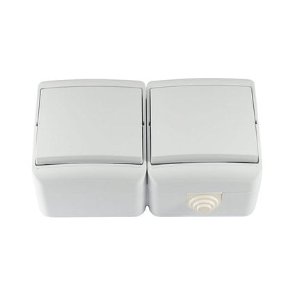 DOUBLE COMBINATION IP44 TWO KEYS EX.1 WHITE MELOPLAM TONI