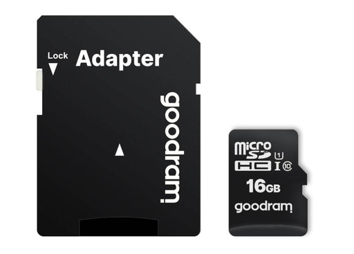 Memory card Goodram microSD 16GB (M1AA-0160R12) - Memory cards<<<Photo