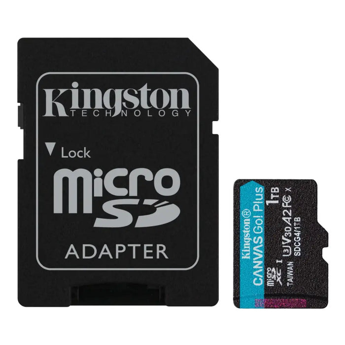 Memory card Kingston Canvas Go! Plus Gen4 microSDXC 1TB - Памети SD<<<Памети<<<Компоненти<<<ALSO&&&Карти памет<<<Фото и
