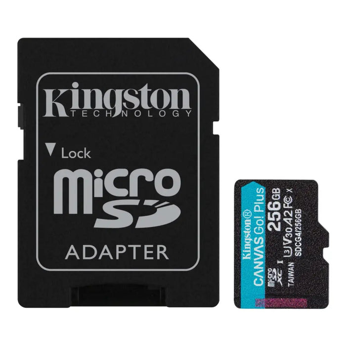 Memory card Kingston Canvas Go! Plus Gen4 microSDXC 256GB - Памети SD<<<Памети<<<Компоненти<<<ALSO&&&Карти памет<<<Фото