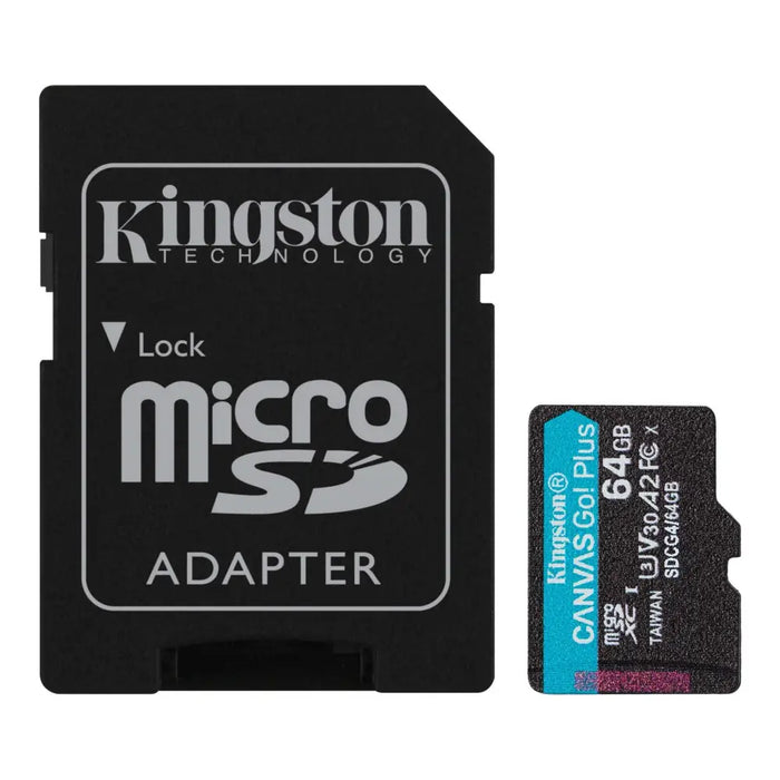 Memory card Kingston Canvas Go! Plus Gen4 microSDXC 64GB - Памети SD<<<Памети<<<Компоненти<<<ALSO&&&Карти памет<<<Фото