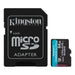 Memory card Kingston Canvas Go! Plus Gen4 microSDXC 64GB - Памети SD<<<Памети<<<Компоненти<<<ALSO&&&Карти памет<<<Фото