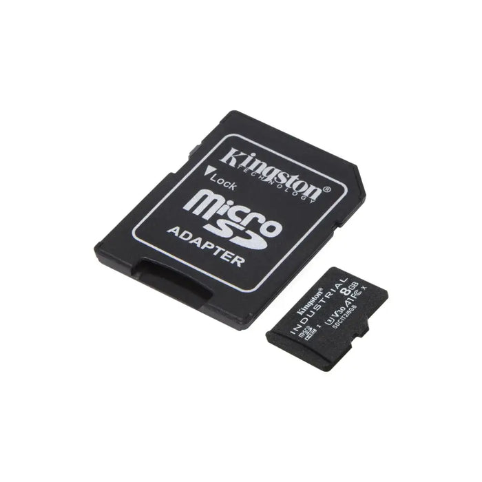Memory card Kingston Industrial microSDHC/SDXC 8GB Class 10 - Памети SD<<<Памети<<<Компоненти<<<ALSO&&&Карти