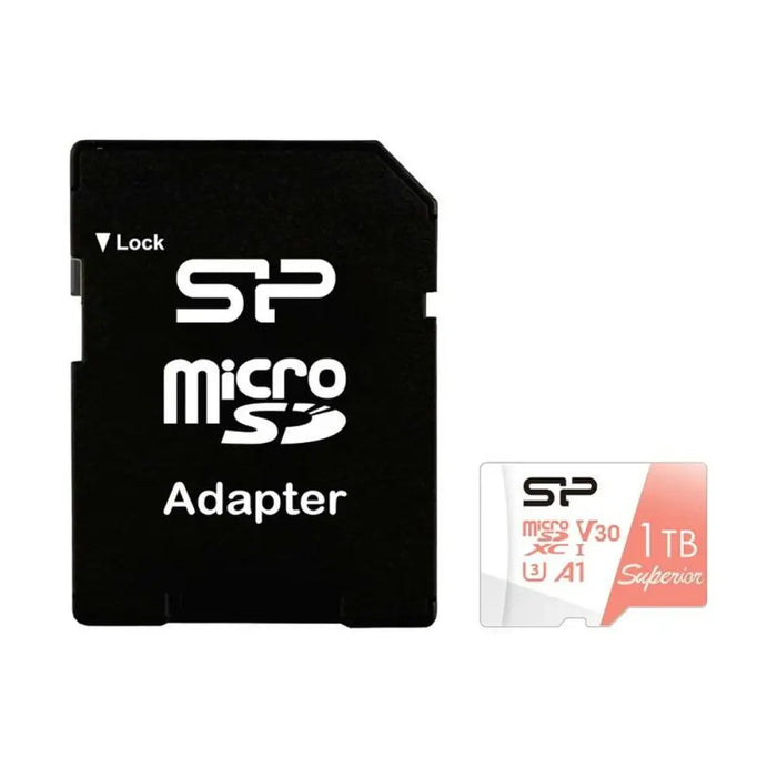 Memory Card Micro SDXC Silicon Power MicroSDXC 1TB Clase 10 V30 A1 1 TB - Компютър Мрежи и компоненти<<<Компютри|