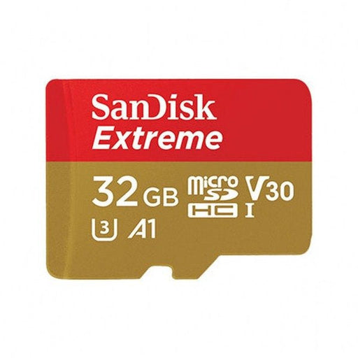 Memory card SanDisk Extreme microSDHC 32GB 100/60 MB/s V30 A1 U3 4K (SDSQXAF-032G-GN6MA) - Memory cards<<<GSM