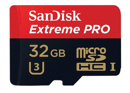 Memory card SanDisk Extreme Pro microSDHC 32GB 100/90 MB/s A1 C10 V30 (SDSQXCG-032G-GN6MA) - Memory cards<<<GSM
