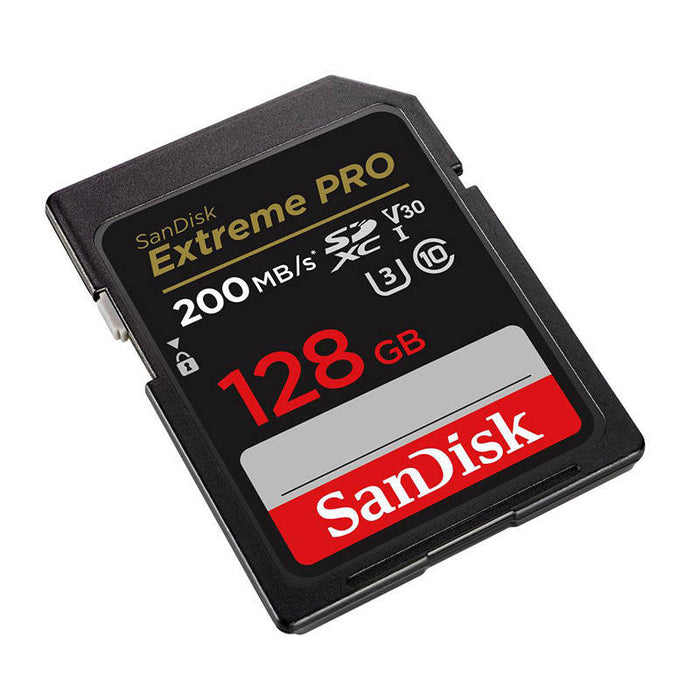 Memory card SANDISK EXTREME PRO SDXC 128GB 200/90 MB/s UHS-I U3 (SDSDXXD-128G-GN4IN) - Memory cards<<<GSM