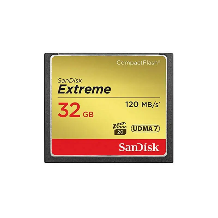 Memory card SANDISK Extreme® CompactFlash® Memory Card 32Gb - Карти памет<<<Фото и видео аксесоари<<<ValiAPI