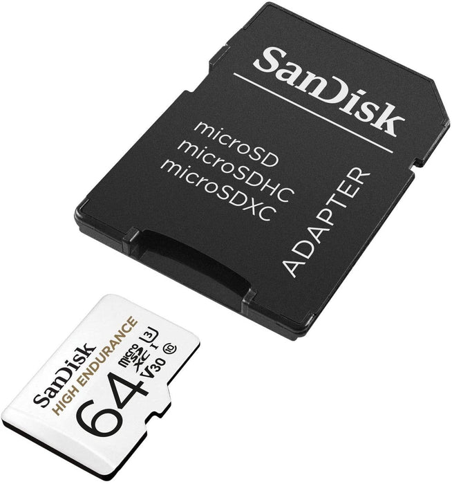 Memory card SANDISK micro SDXC UHS-I U3 SD Adapter 64GB - Карти памет<<<Фото и видео