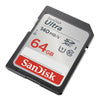 Memory card SANDISK ULTRA SDXC 64GB 140MB/s UHS-I Class 10 (SDSDUNB-064G-GN6IN) - Memory cards<<<GSM