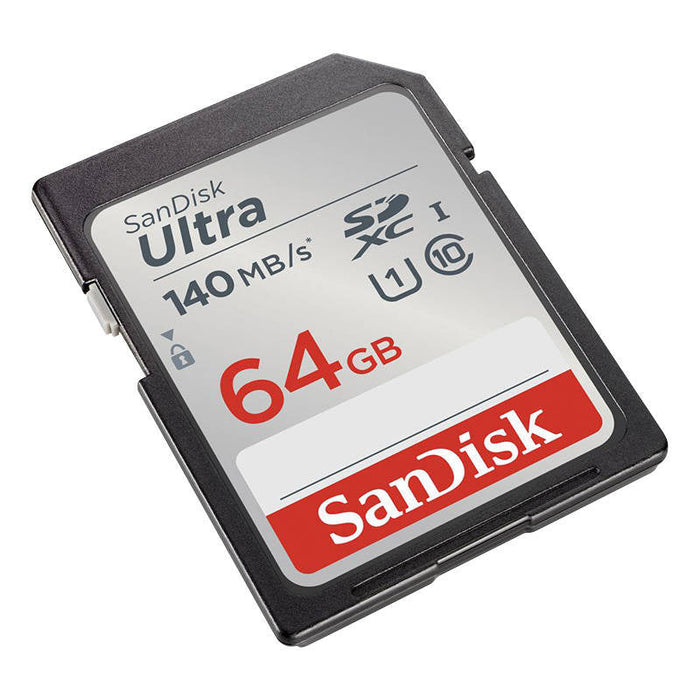 Memory card SANDISK ULTRA SDXC 64GB 140MB/s UHS-I Class 10 (SDSDUNB-064G-GN6IN) - Memory cards<<<GSM