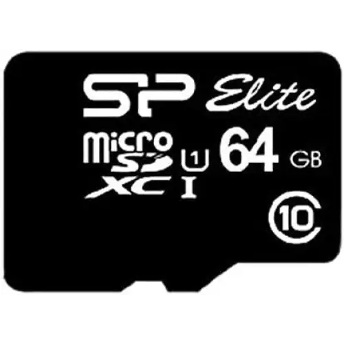 Memory card Silicon Power Elite 64GB - Памети SD<<<Памети<<<Компоненти<<<ALSO&&&Карти памет<<<Фото и видео