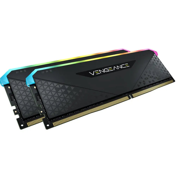 Memory Corsair Vengeance RS RGB Black 32GB(2x16GB) DDR4 3200MHz CMG32GX4M2E3200C16 - Памети за настолни
