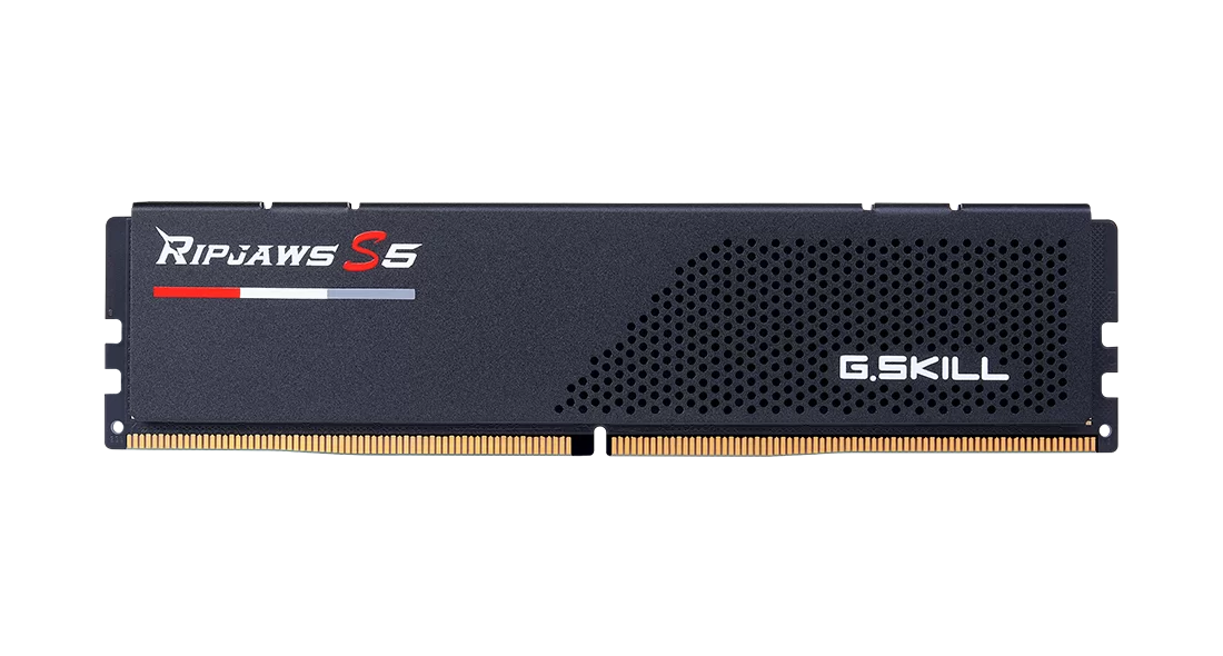 Memory G.SKILL Ripjaws S5 Black 32GB(2x16GB) DDR5 6400MHz CL32 F5-6400J3239G16GX2-RS5K - Памети<<<Компютърни