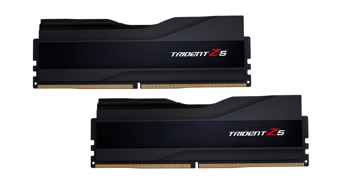 Memory G.SKILL Trident Z5 Black 64GB(2x32GB) DDR5 6000MHz F5-6000J3040G32GX2-TZ5K - Памети<<<Компютърни