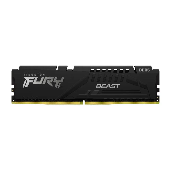 Memory Kingston FURY Beast Black 32GB (2x16GB) DDR5 6000MHz CL36 KF560C36BBE2K2-32 EXPO - Памети за настолни