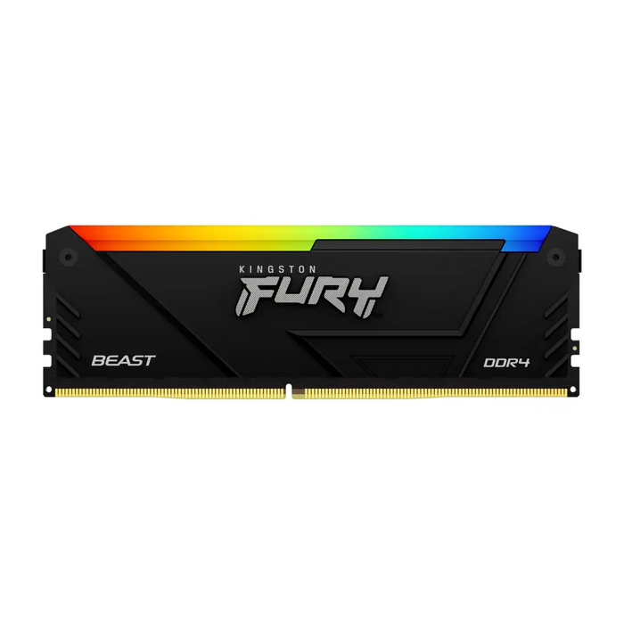 Memory Kingston FURY Beast Black RGB 8GB DDR4 3600MHz CL17 - Памети<<<Компютърни компоненти<<<ValiAPI&&&Компютър Мрежи