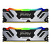 Memory Kingston Fury Renegade Silver RGB 32GB(2x16GB) DDR5 6400MHz KF564C32RSK2-32 - Памети за