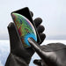 Men’s insulated PU leather phone gloves - black - Cycling gloves<<<HurtelXML