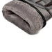 Men’s insulated PU leather phone gloves - black - Cycling gloves<<<HurtelXML