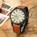 Men’s waterproof quartz watch with leather strap CURREN 8250 - Men’s Watches