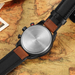 Men’s waterproof quartz watch with leather strap CURREN 8250 - Men’s Watches