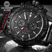 Men’s waterproof quartz watch with leather strap OCHSTIN 075B - Men’s Watches