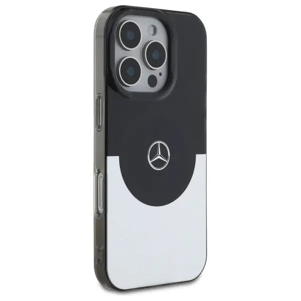 Mercedes Double Layer BiColor MagSafe case for iPhone 16 Pro - silver - Cell phone cases and covers<<<HurtelXML