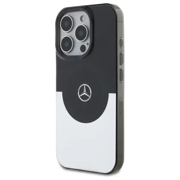 Mercedes Double Layer BiColor MagSafe case for iPhone 16 Pro - silver - Cell phone cases and covers<<<HurtelXML