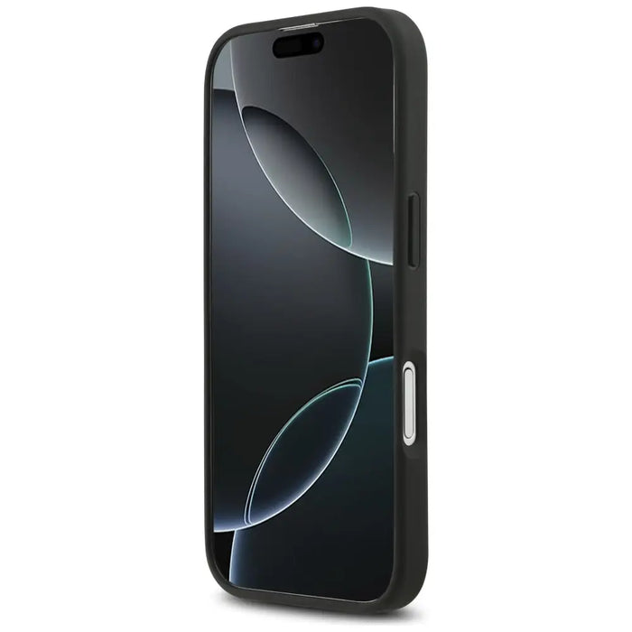 Mercedes Leather Large Laurel Leave MagSafe Case for iPhone 17 - Black - Cell phone cases and covers<<<HurtelXML