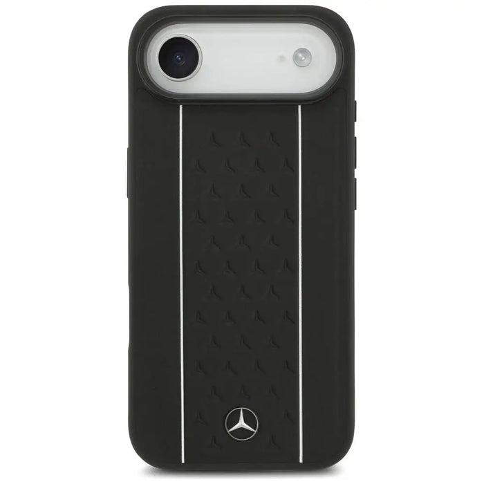 Mercedes Leather Star Pattern Stripes MagSafe case for iPhone Air - black - Cell phone cases and covers<<<HurtelXML