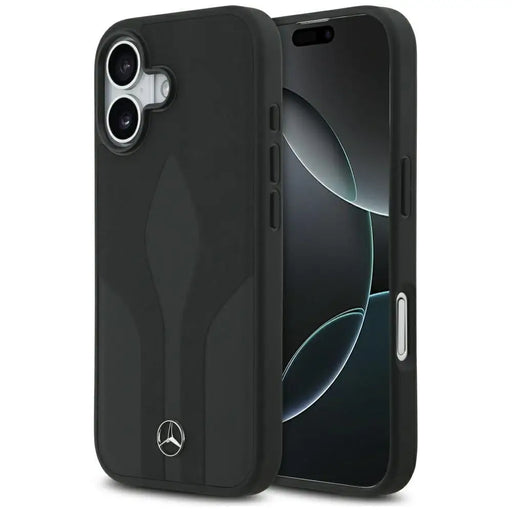 Mercedes Leather The Move MagSafe case for iPhone 17 - black - Cell phone cases and covers<<<HurtelXML