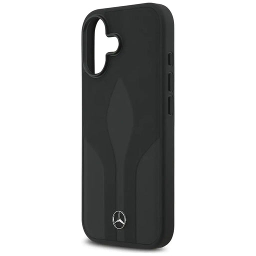 Mercedes Leather The Move MagSafe case for iPhone 17 - black - Cell phone cases and covers<<<HurtelXML