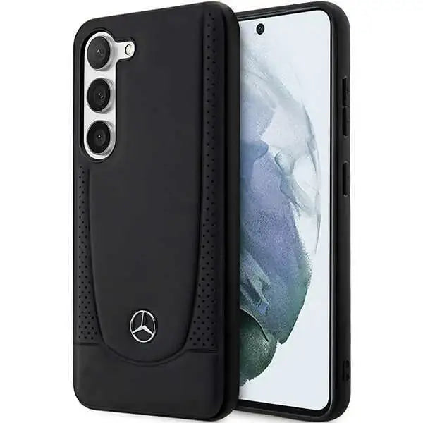 Mercedes Leather Urban case for Samsung Galaxy S23+ - black - Cell phone cases and covers<<<HurtelXML