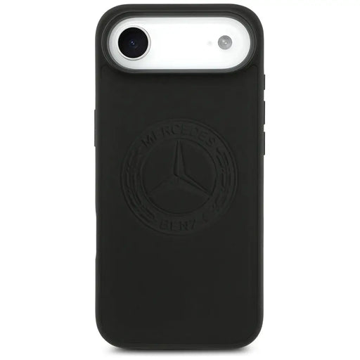 Mercedes Leather Vintage Logo MagSafe Case for iPhone Air - Black - Cell phone cases and covers<<<HurtelXML