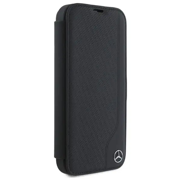 Mercedes Leather Wood Imitation iPhone 16 Pro Max Case - Black - Cell phone cases and covers<<<HurtelXML
