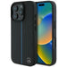Mercedes MB Blue Line Leather MagSafe Case for iPhone 16 Pro Max - Black - Cell phone cases and covers<<<HurtelXML
