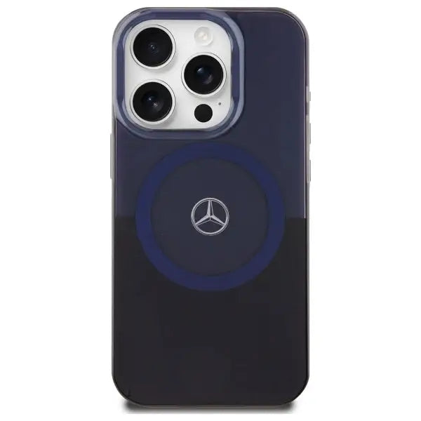 Mercedes MB Double Layer BiColor MagSafe Case for iPhone 16 Pro Max - Blue - Cell phone cases and covers<<<HurtelXML