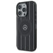 Mercedes MB Double Layer Crossed Lines MagSafe Case for iPhone 16 Pro Max - Black - Cell phone cases