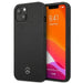 Mercedes MEHCP13MDELBK iPhone 13 6,1’’ czarny/black hardcase Leather Perforated - Cell phone cases