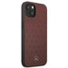 Mercedes MEHCP13MPSQRE iPhone 13 6,1’’ czerwony/red hardcase Leather Stars Pattern - Cell phone cases