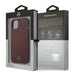 Mercedes MEHCP13MPSQRE iPhone 13 6,1’’ czerwony/red hardcase Leather Stars Pattern - Cell phone cases