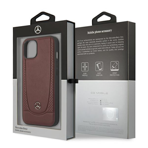 Mercedes MEHCP15SARMRE iPhone 15 6.1’’ red/red hardcase Leather Urban Bengale - Cell phone cases and covers<<<HurtelXML