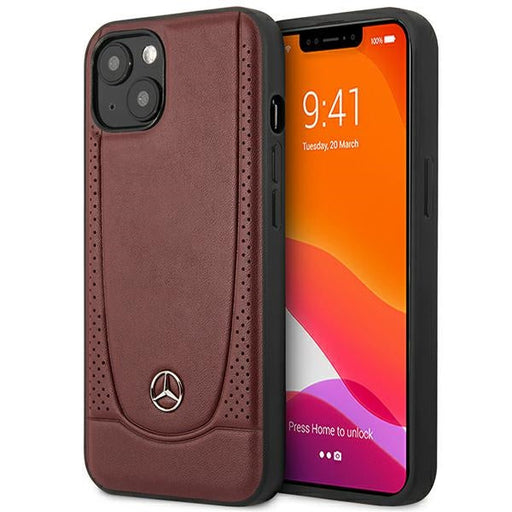 Mercedes MEHCP15SARMRE iPhone 15 6.1’’ red/red hardcase Leather Urban Bengale - Cell phone cases and covers<<<HurtelXML